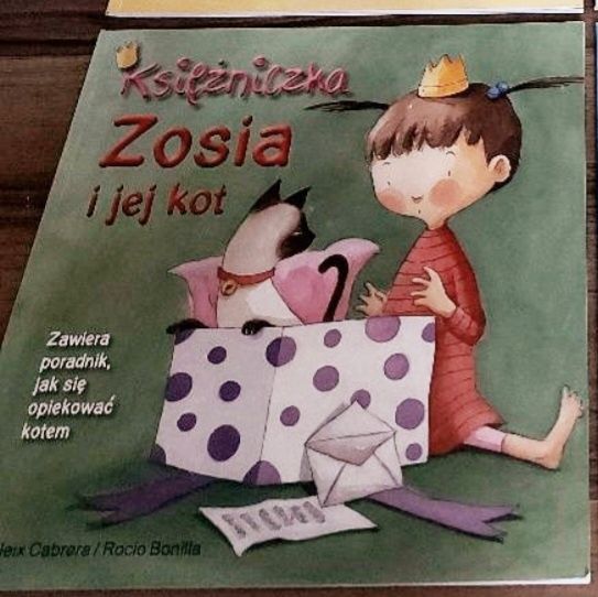 Książka Księżniczka Zosia I jej kot Cabrera Aleix