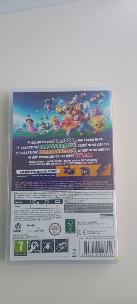 Switch Mario rabbids cosmic edition