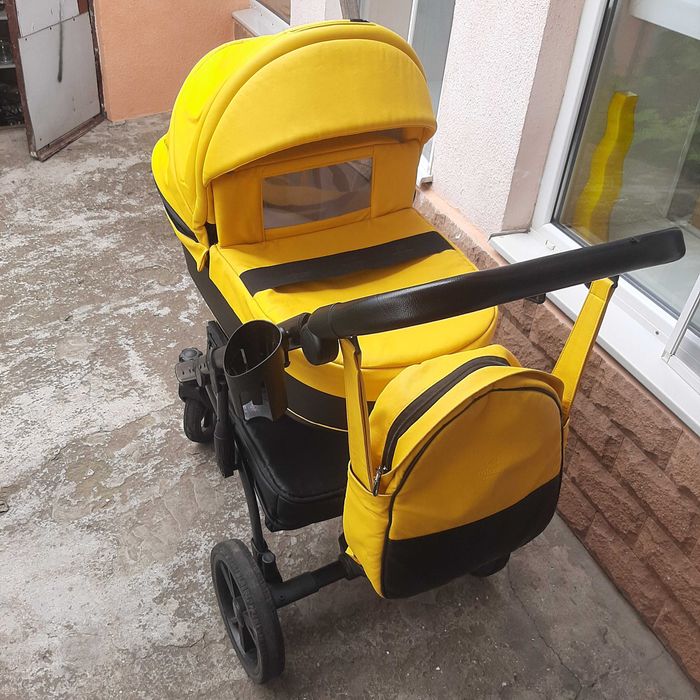 Коляска Bair Kiwi 2в1, жёлтая