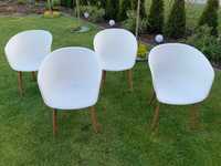 Krzesła białe 4szt