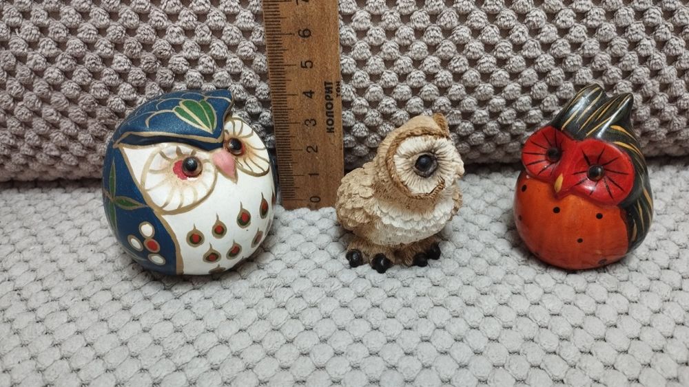 Сови.Коллекційні мініатюри.