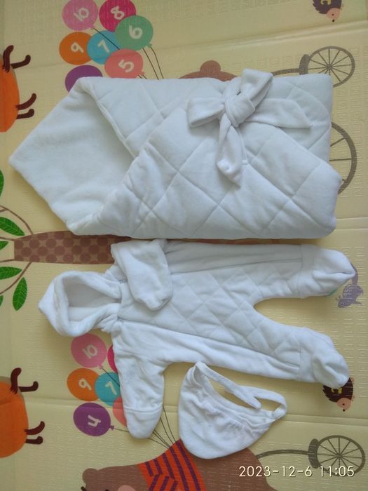Комплект на виписку, конверт, комбінезон