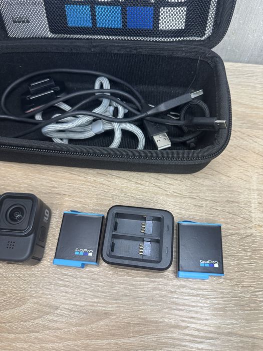 Екшн-камера GoPro HERO 9 Black +Подвійний зарядний пристрій+Акумулятор