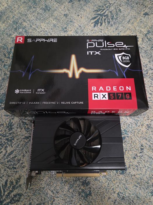 Sapphire radeon rx570 8gb pulse itx