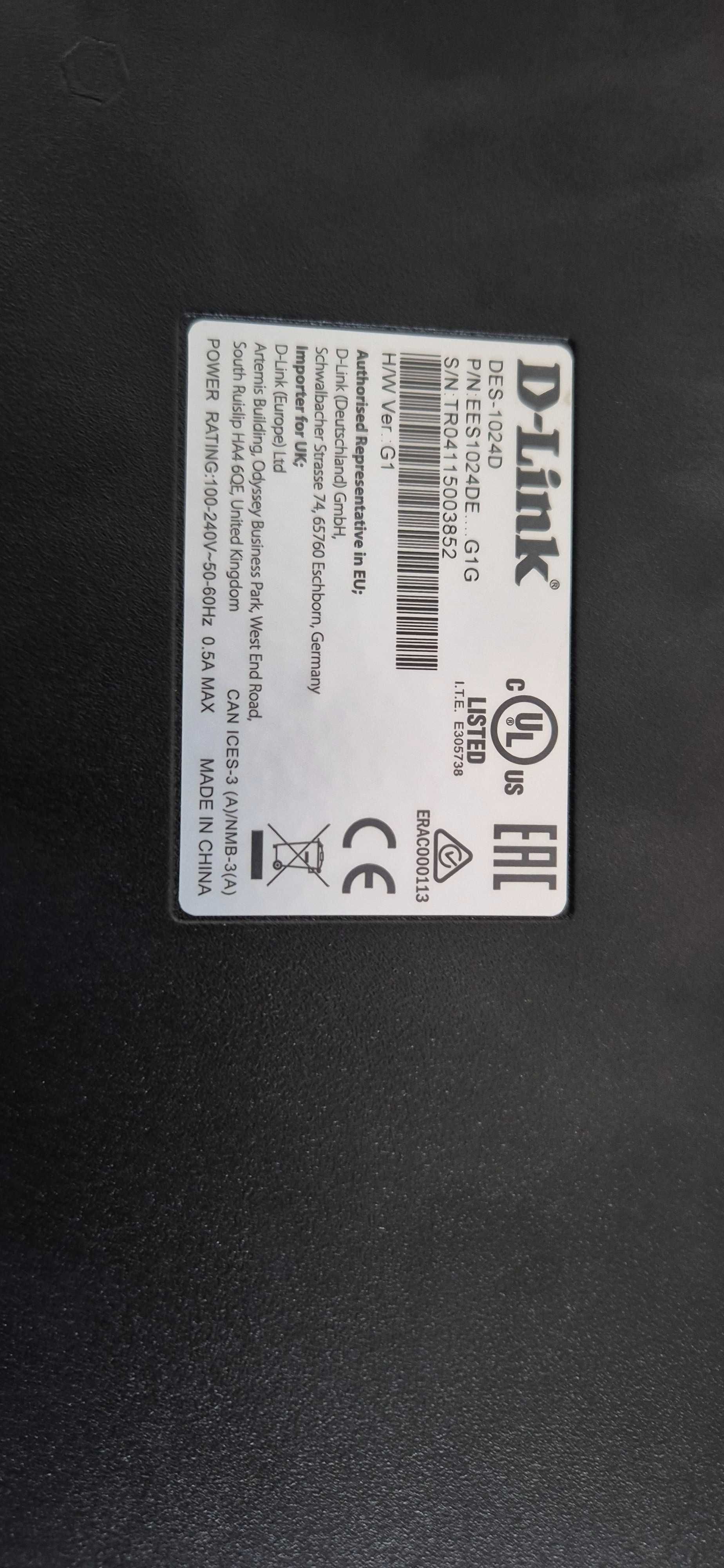 Switch D-LINK 24 P, DES-1024D (24x 10/100 Mbit