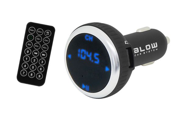BLOW Transmiter FM Bluetooth ładowarka + pilot