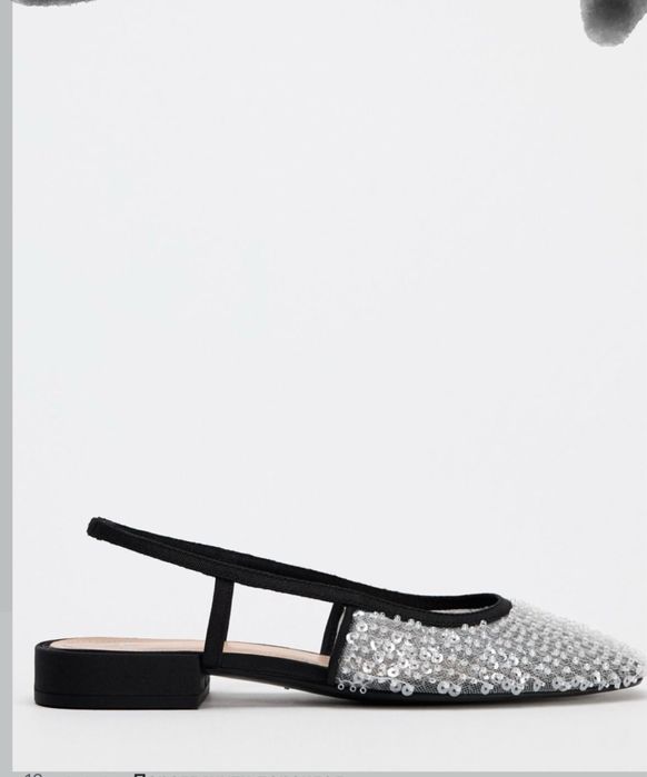 Zara - шикарні балетки  36 розмір