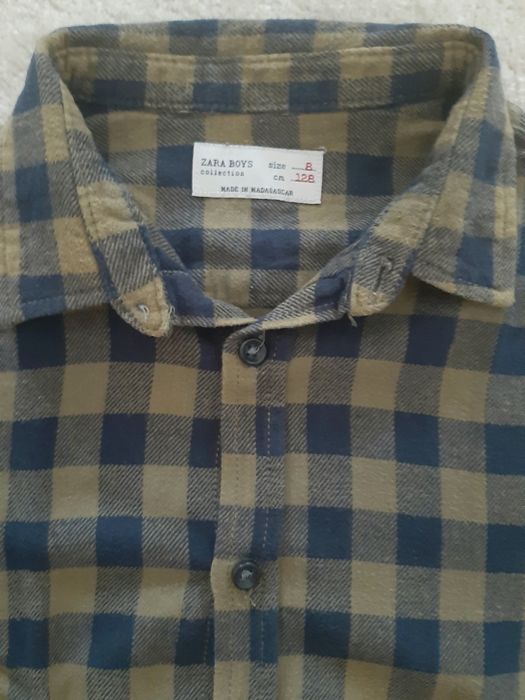 Camisa flanela ZARA 8 anos