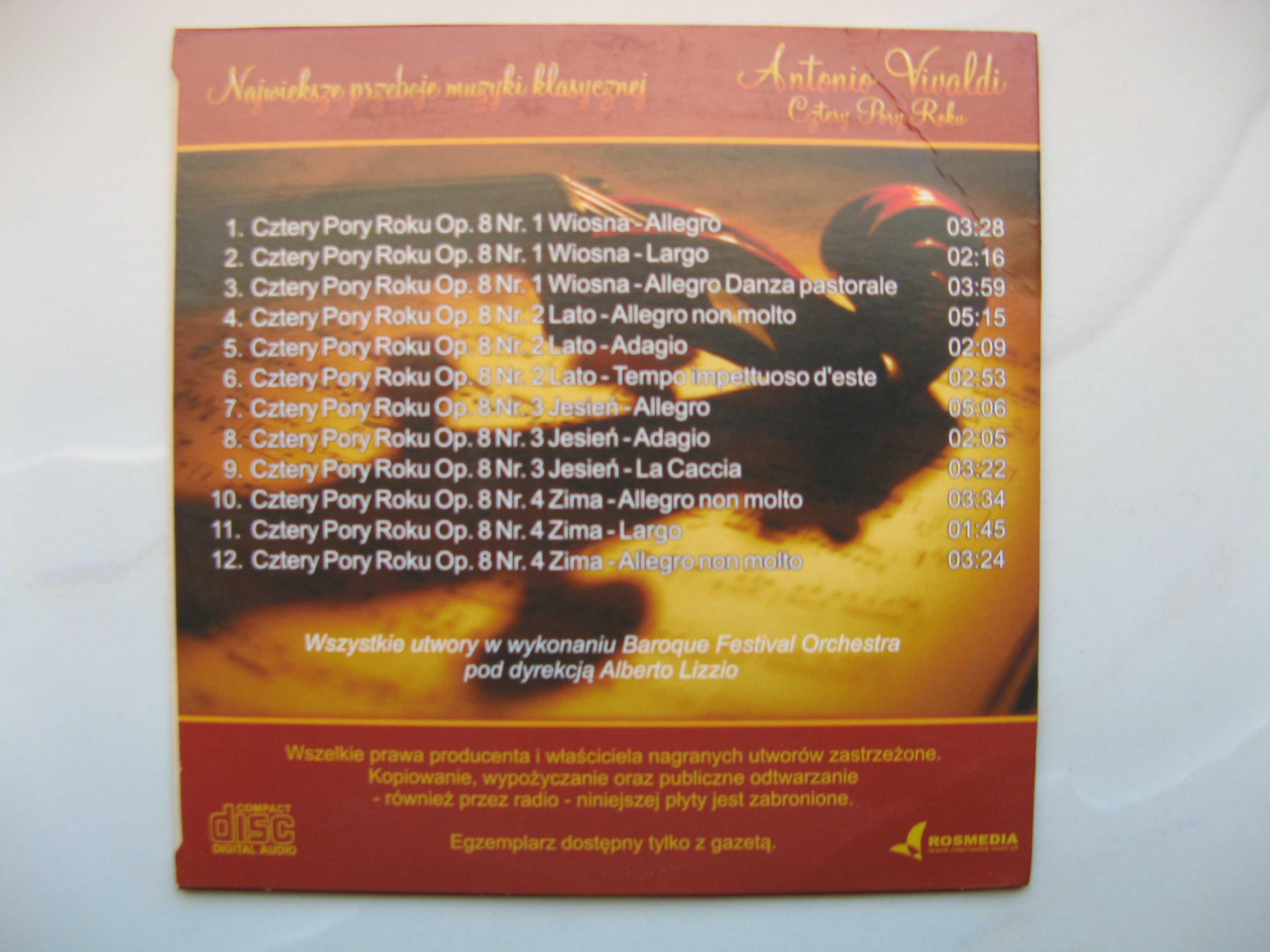 Największe przeboje muzyki klasycznej - 8 płyt CD