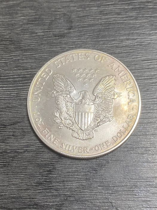 Moedas silver eagle prata americana 999%