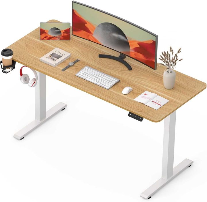 Nowe biurko elektryczne / regulowane / stół / 54x110CM/FlexiSpot!K409!