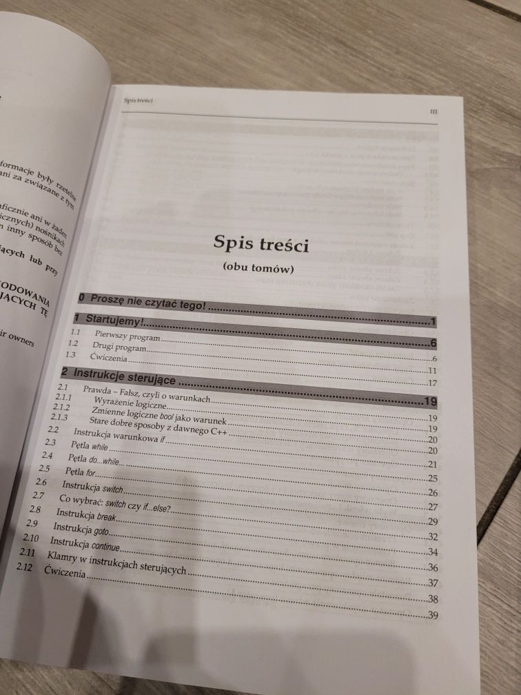 Symfonia C++ standard programowanie Jerzy Grębosz podstawy