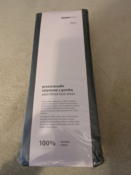 Prześcieradło satynowe Home&You 160x200