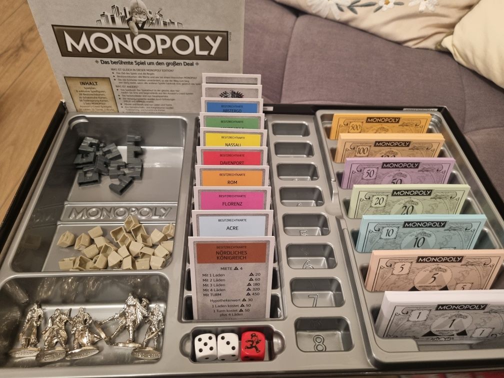 Monopoly Assassin's Creed gra Hasbro