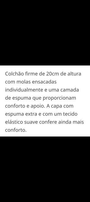 COLCHÃO NOVO IKEA Vesteroy 90 x 200