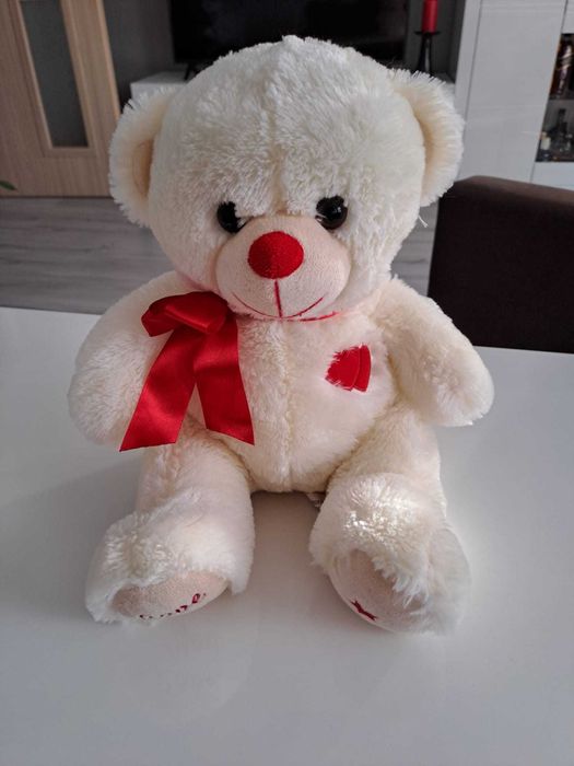 Maskotka miś pluszowy