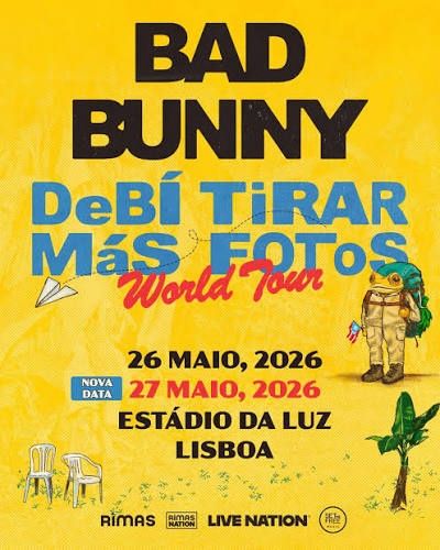 Bilhete Bad Bunny Dia 27 em Lisboa