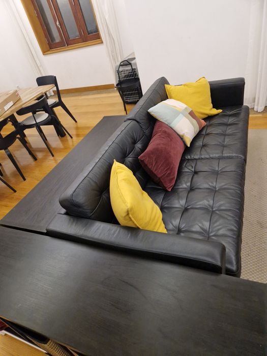 Conjunto IKEA KALLAX + Cestos — Preto/branco — Excelente estado