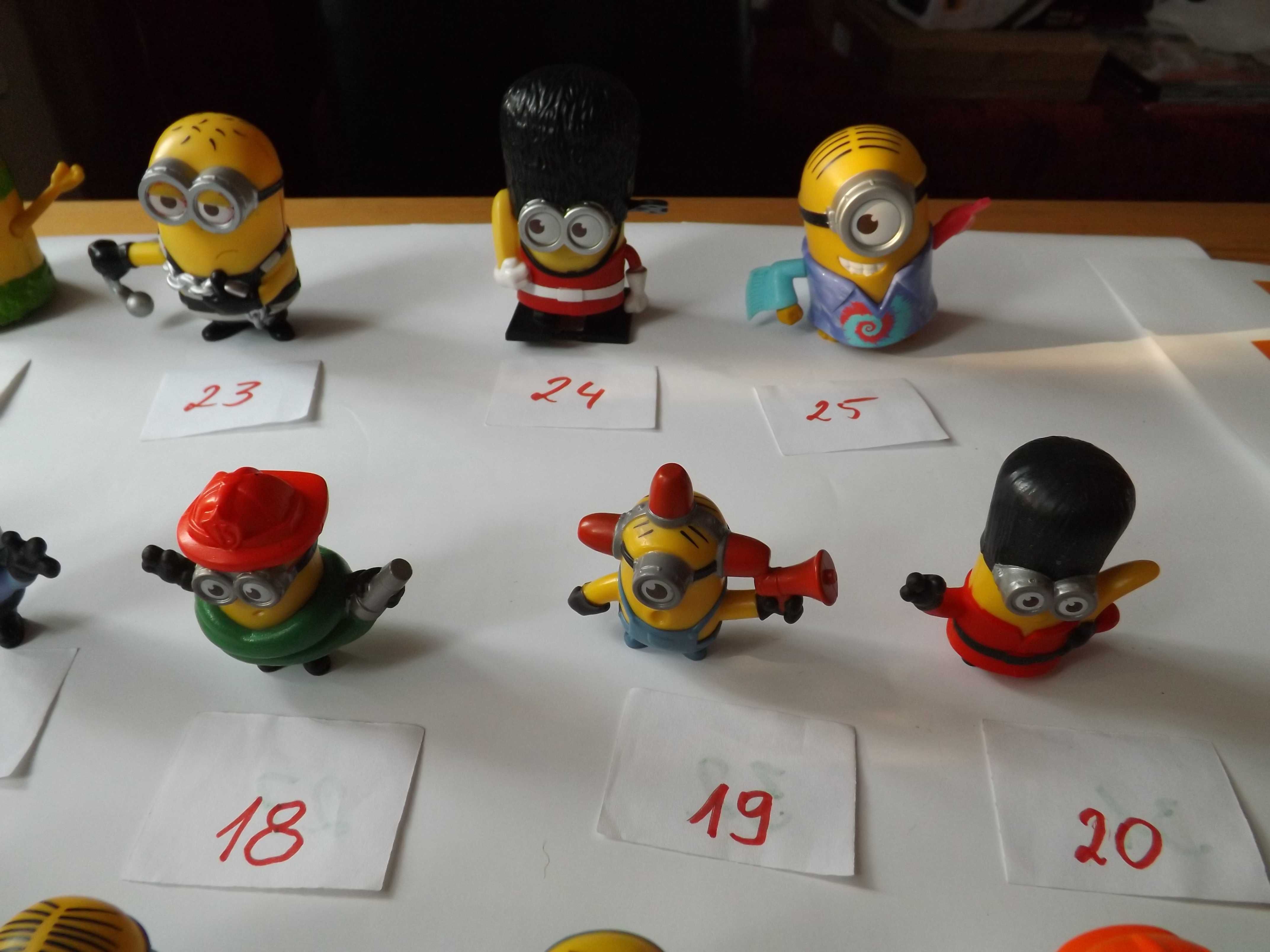 Minionki, dvd, figurki, kolekcja , plan lekcji