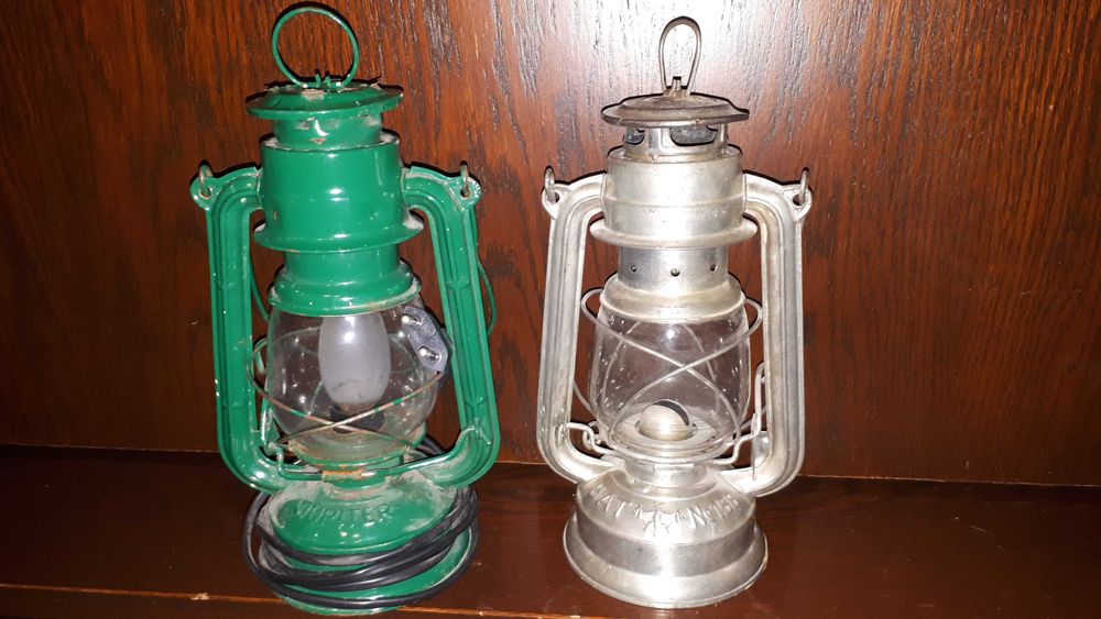 Lampa naftowa Jupiter wysokość 28cm