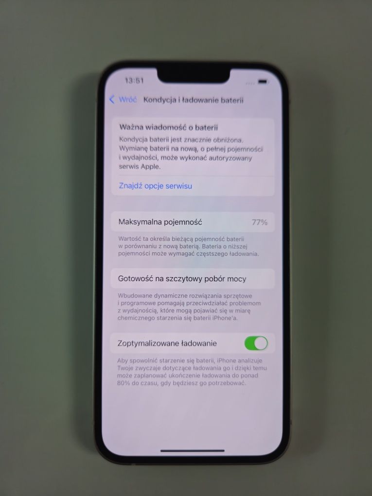 Iphone 13 256gb + ładowarka