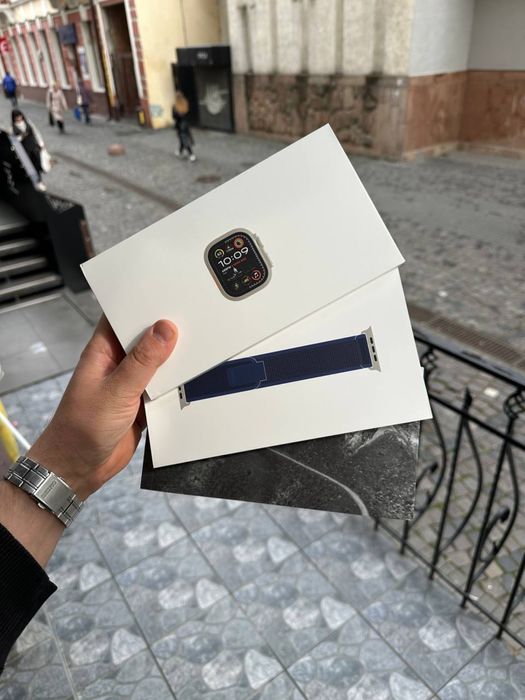 Watch Ultra 2 49mm Natural Black NEW нові Blue Trail Loop Navy Ocean