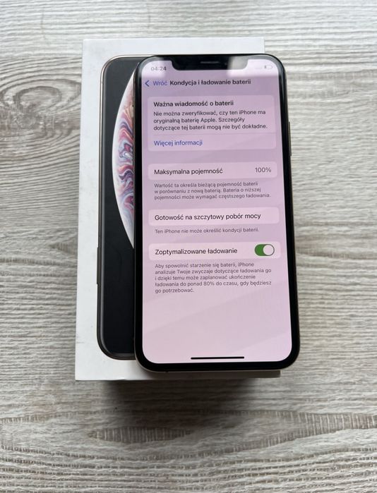 iPhone xs 100% kondycji