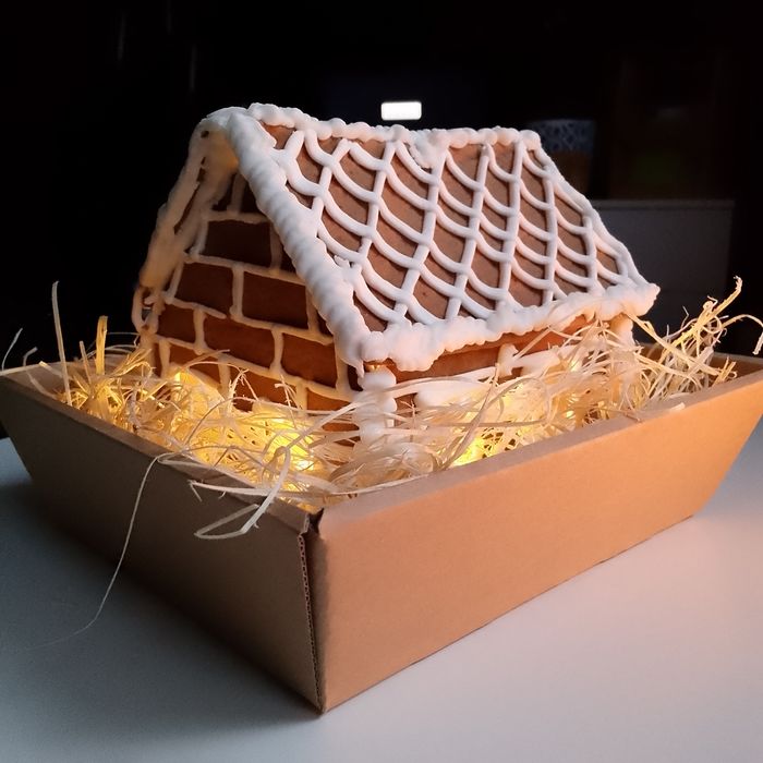 Ręcznie robiony domek z piernika