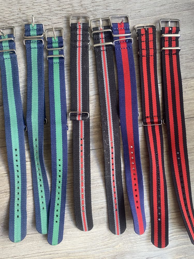 Bracelete nylon nato relogio 20mm