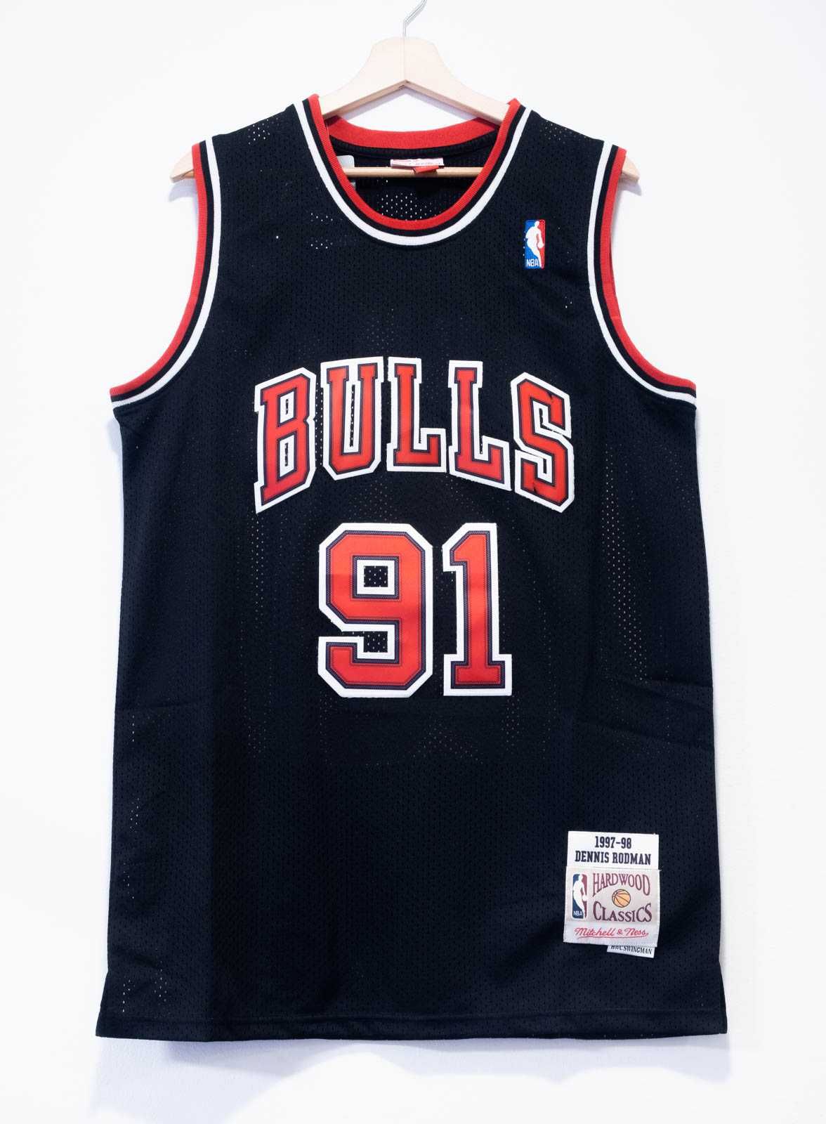 Koszulka NBA, koszykówka, Chicago Bulls, Rodman, czarna, roz. L, nowa