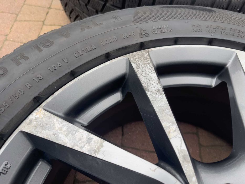 3864. Alufelgi 18" Tiguan Audi A5 BMW G30 Mercedes W211 5x112 8J ET30