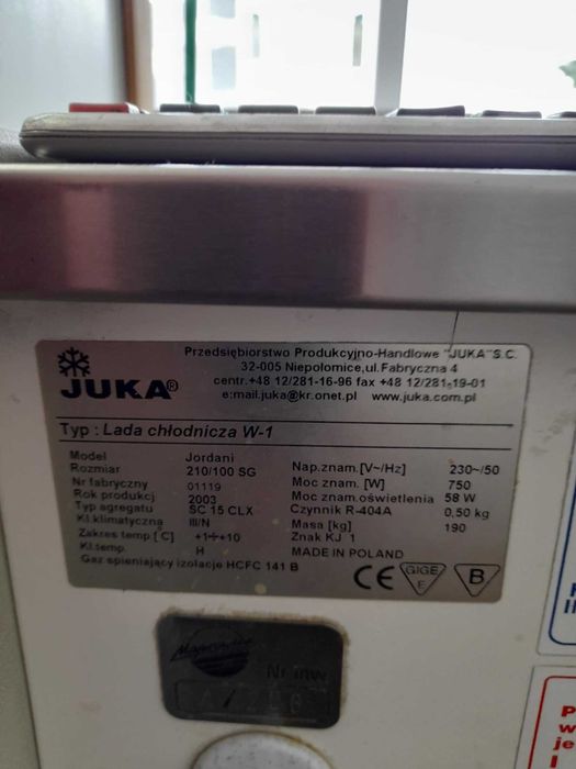 Lada chłodnicza W-1 JUKA