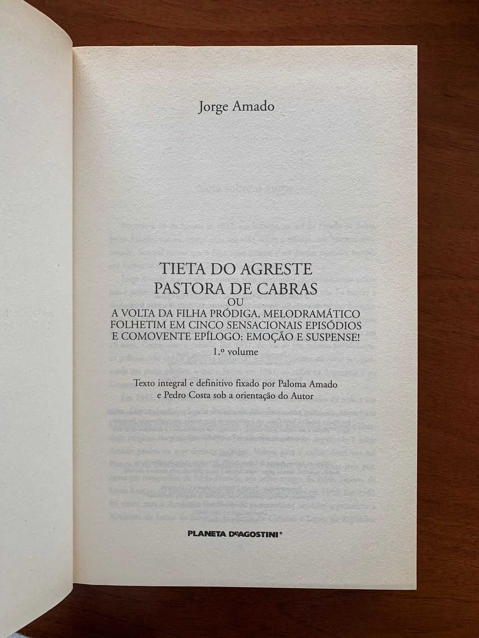 Tieta do Agreste, Volume 1 - Jorge Amado