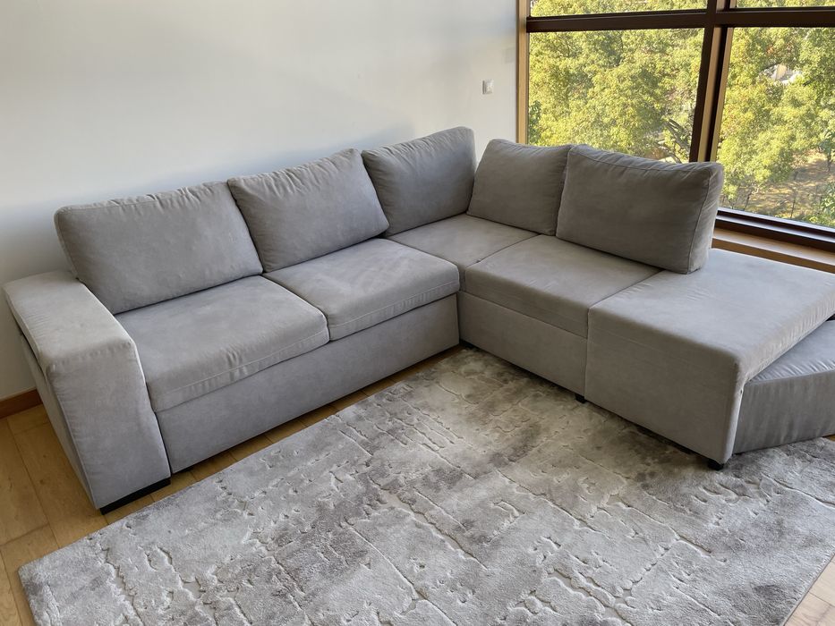 Sofá de canto com chaise longue