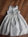 Sukienka koronkowa 110 cinderella 5 Biała elegancka komunia wesele