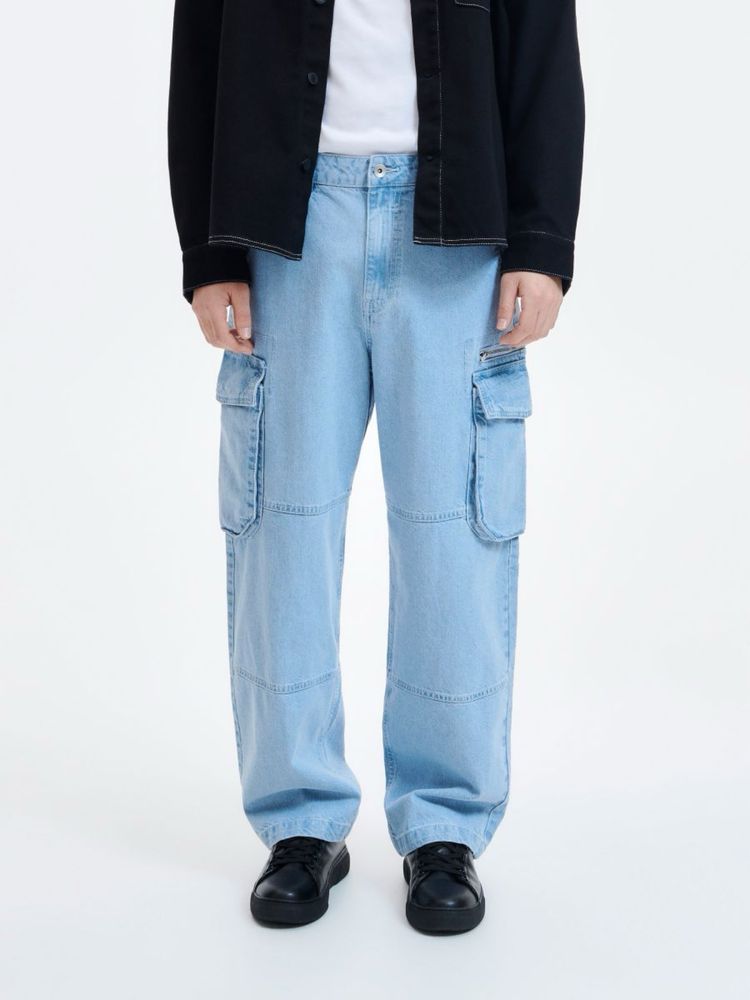 Нові джинси карго Reserved вільного крою
