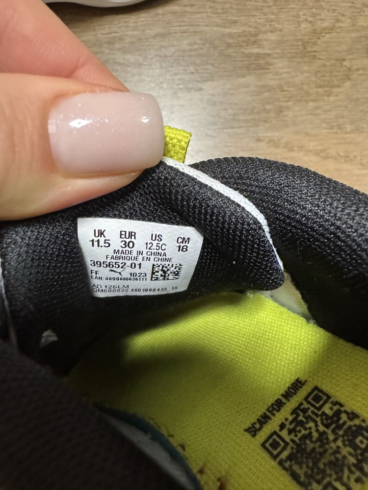 Дитячі кросівки Puma, розмір 30, устілка 18 см