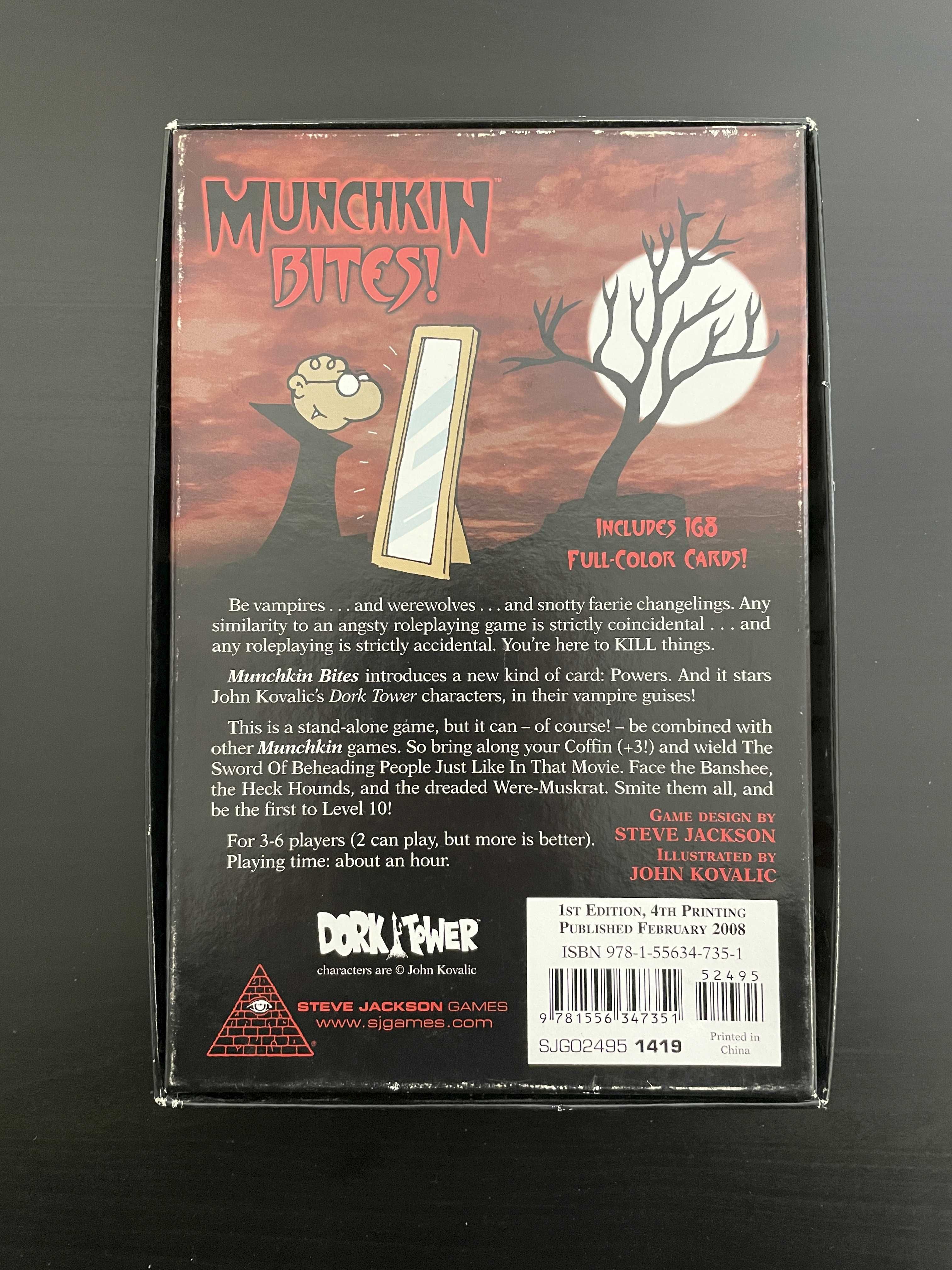 Munchkin Bites! - Jogo de Cartas