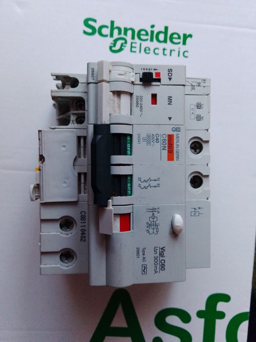 Блок диференційного захисту Schneider 40A 300mA
