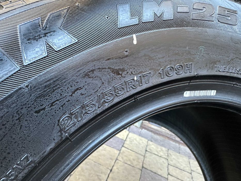 275-55 R17 109H Bridgestone Blizzak LM25 4x4 розпаровка 1шт Нова
