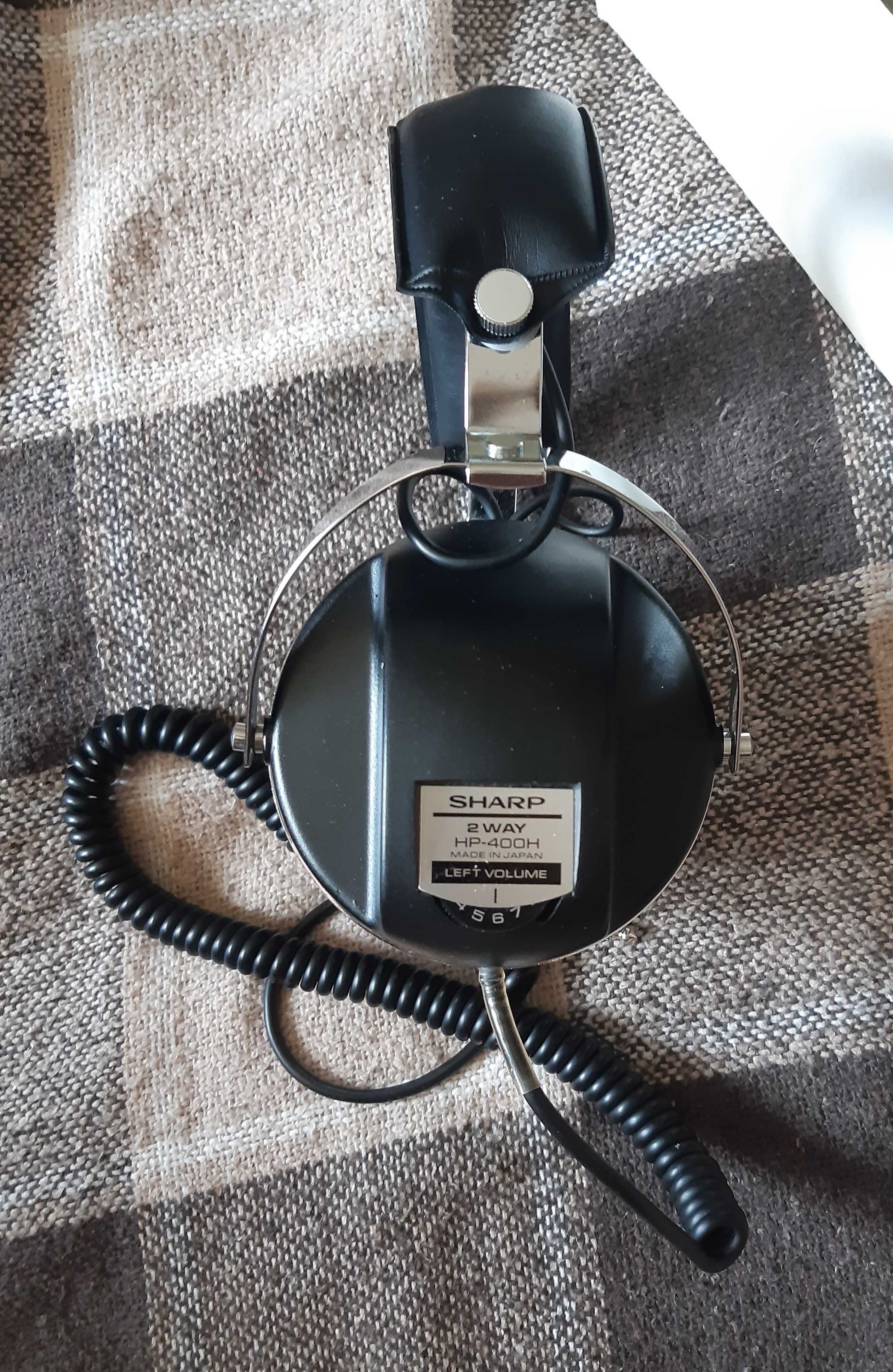 Sharp HP-400H 2way HeadPhones, 1973, made in Japan