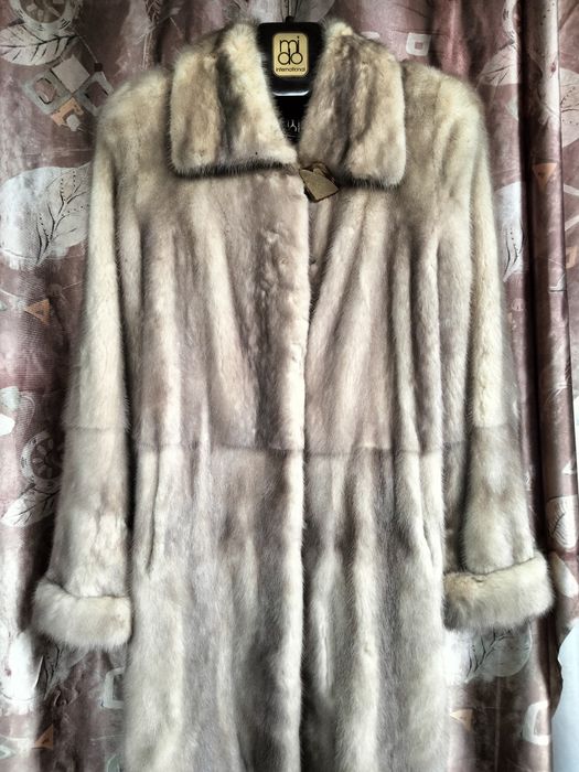 Шуба норкова  с поясом