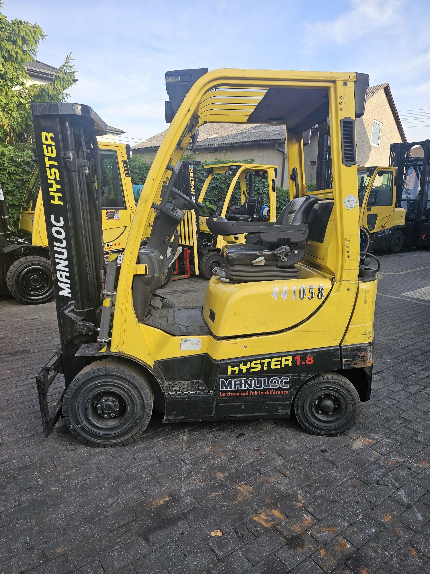 Wózek widłowy HYSTER H1.8FT TRIPLEX 4450mm LPG Gwarancja transport