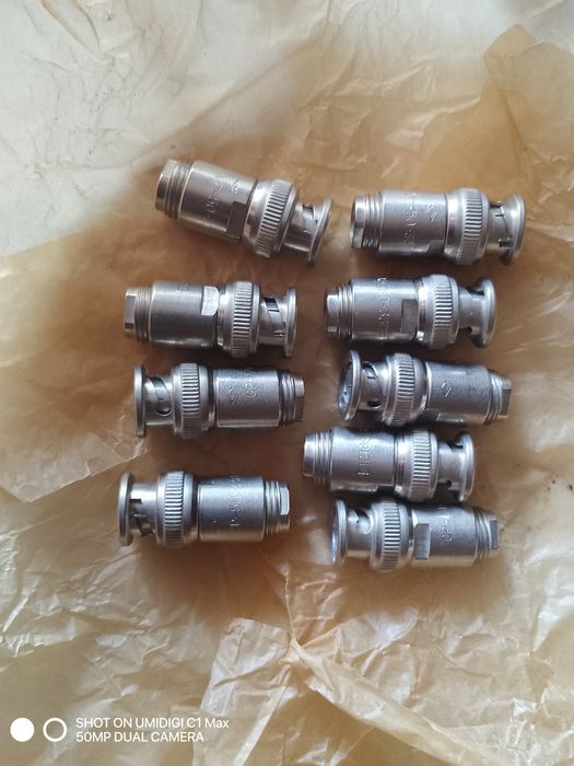 Роз'єм ср-50-33пв срібний новий