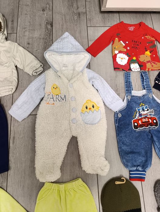 Пакет одягу речей 62-68 для хлопчика 3-6 місяців