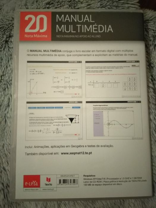 Manual Multimédia Matemática 12º Ano