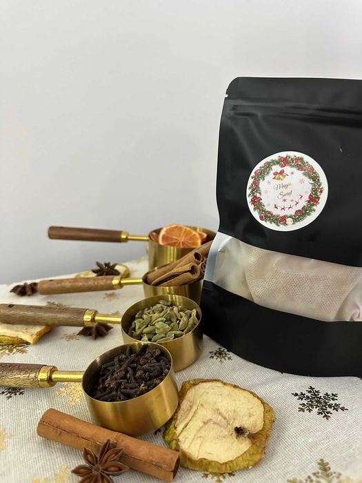 Magia Świąt - ręcznie robiona ziołowa herbatka do kąpieli