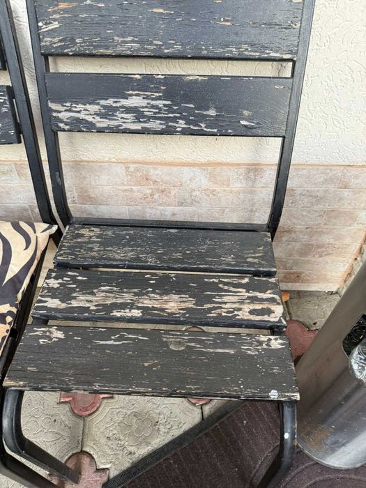 Стілець розкладний деревʼяний б/у