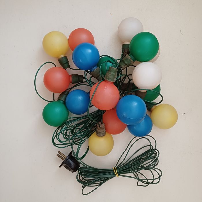 Гірлянда новорічна СРСР Кулі Гирлянда новогодняя Шары СССР