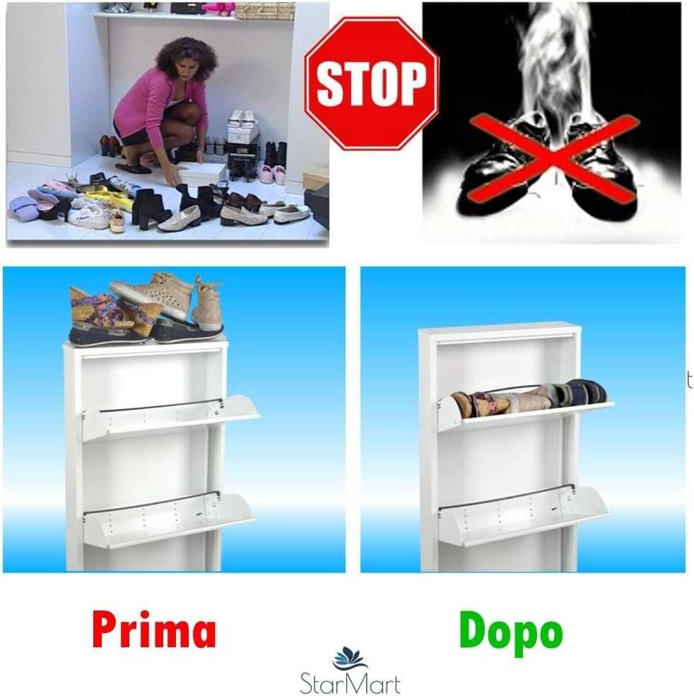 Półka na buty / szafka / szafa / organizer / metalowa / szara !A1111!